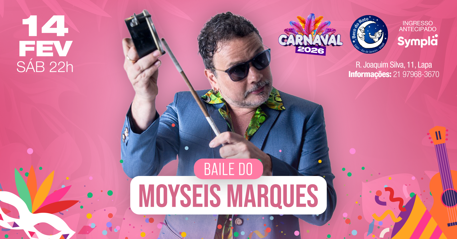 Moyseis Marques - Baile de Carnaval no Beco do Rato em Lapa