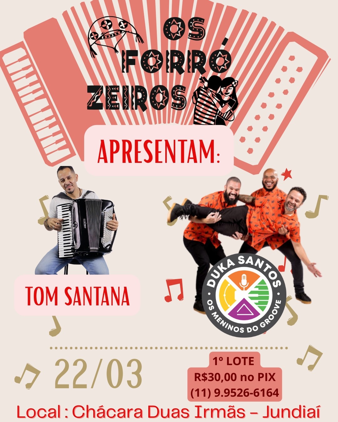 Os Forrózeiros - Março - Jundiaí, SP