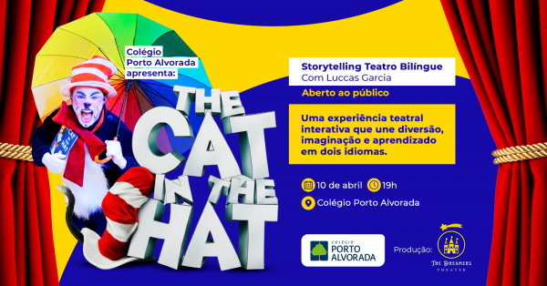 Imagem do evento THE CAT IN THE HAT - Teatro Bilíngue