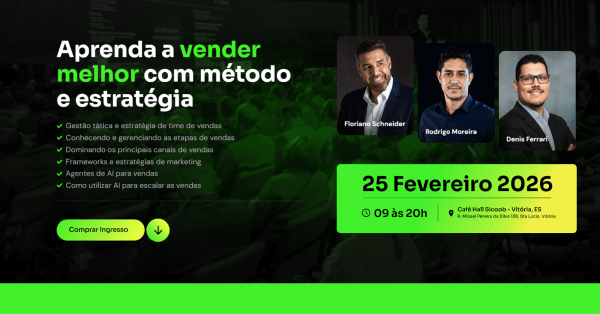 Imagem do evento Imersão o Segredo das Vendas - Colatina