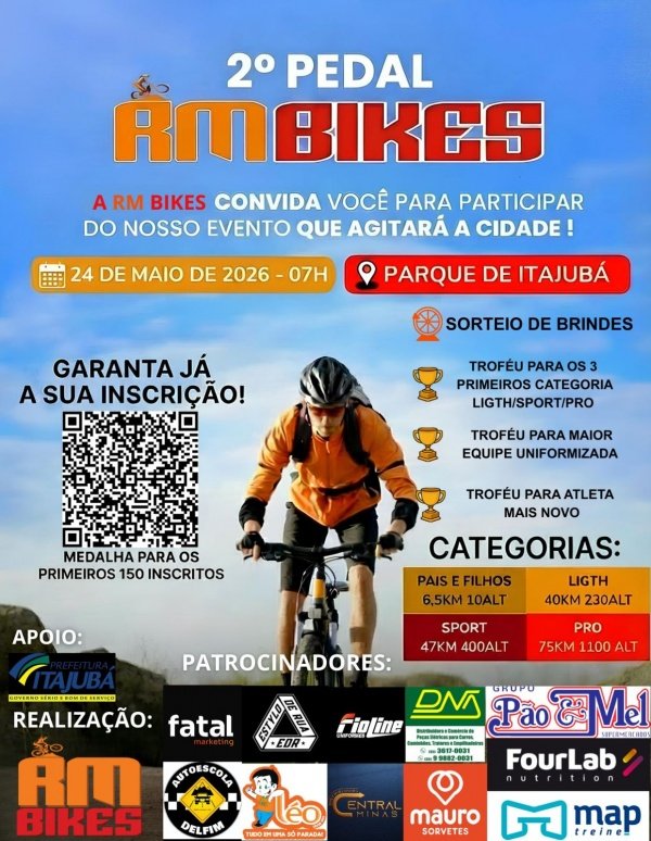 Imagem do evento 2º Pedal RM BIKES