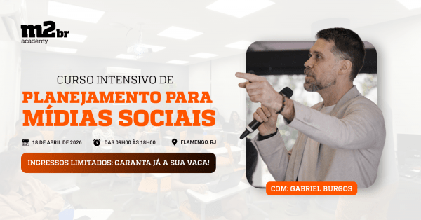 Curso Intensivo de Planejamento para Mídias Sociais - Rio de Janeiro - RJ | M2BR Academy