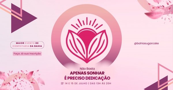 Imagem do evento Congresso Bahia Sugar cake