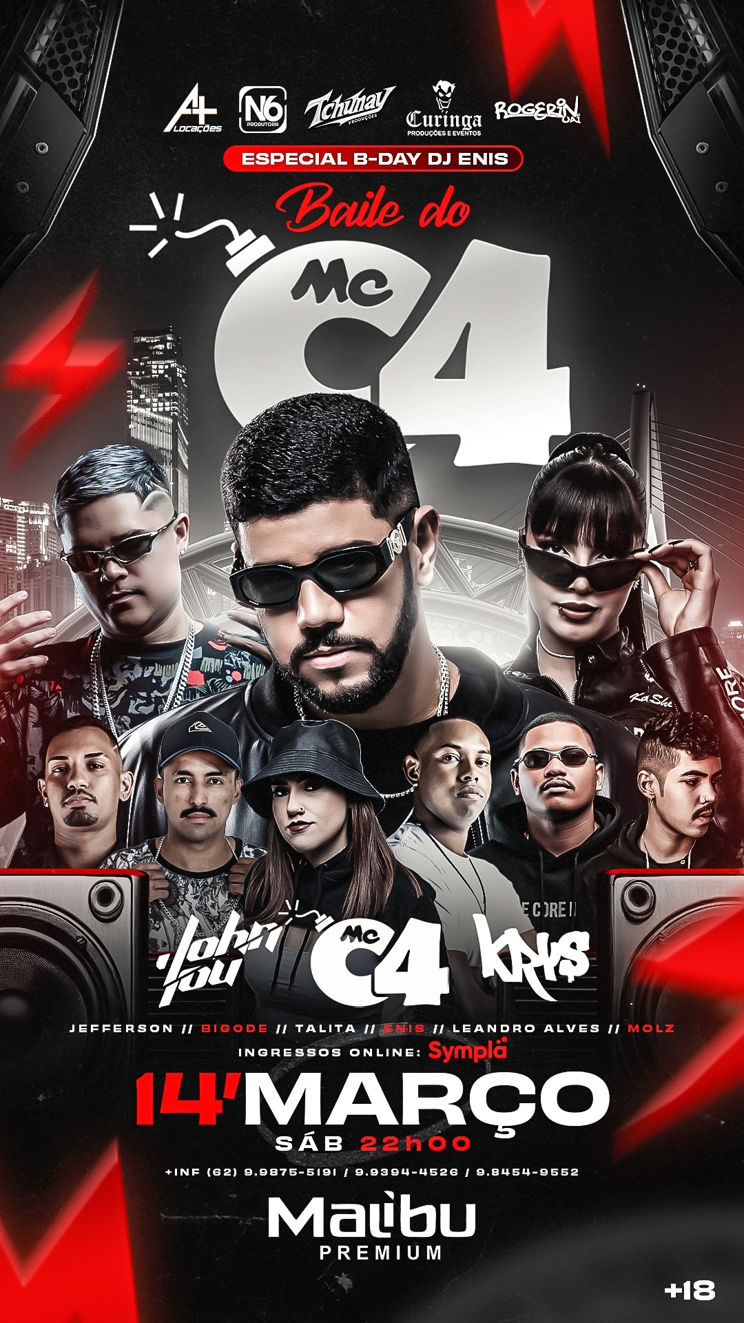 Baile MC c4 - Goiânia, GO