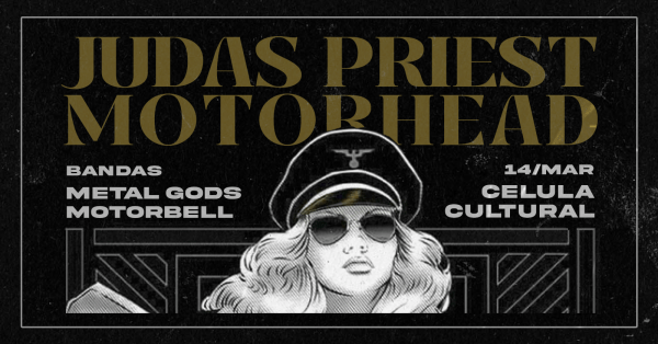 Imagem do evento 14/03 (SAB) ESPECIAL JUDAS PRIEST E MOTORHEAD