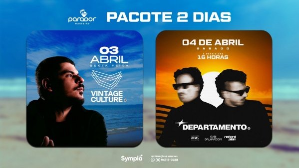 Imagem do evento PARADOR | PACOTE|  SUPER PÁSCOA