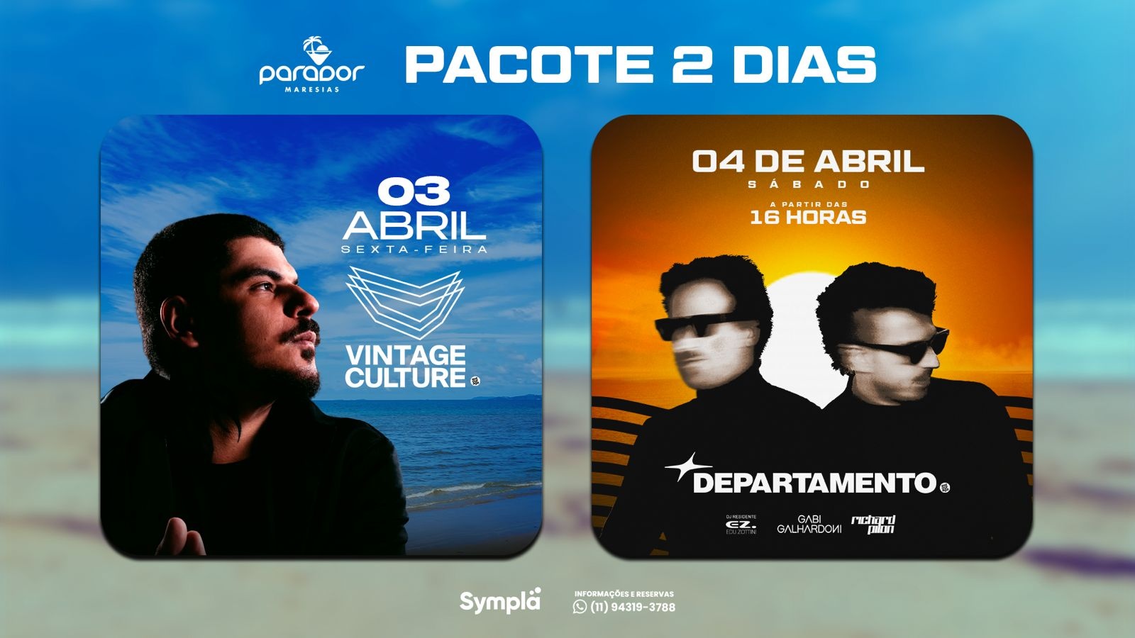 Capa do evento: PARADOR | PACOTE|  SUPER PÁSCOA