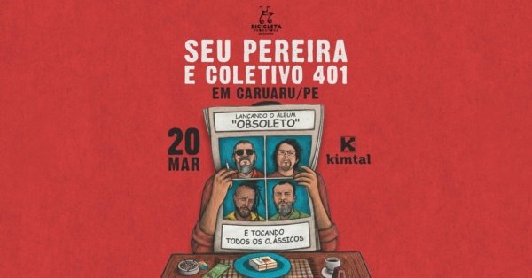 Imagem do evento Seu Pereira e Coletivo 401 em Caruaru / PE