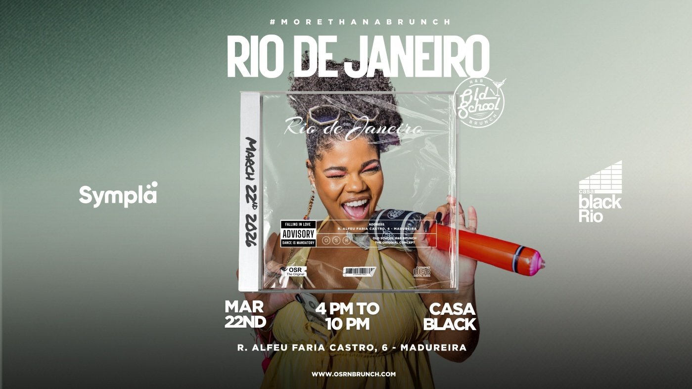 Old School RB Brunch - Rio De Janeiro 2026