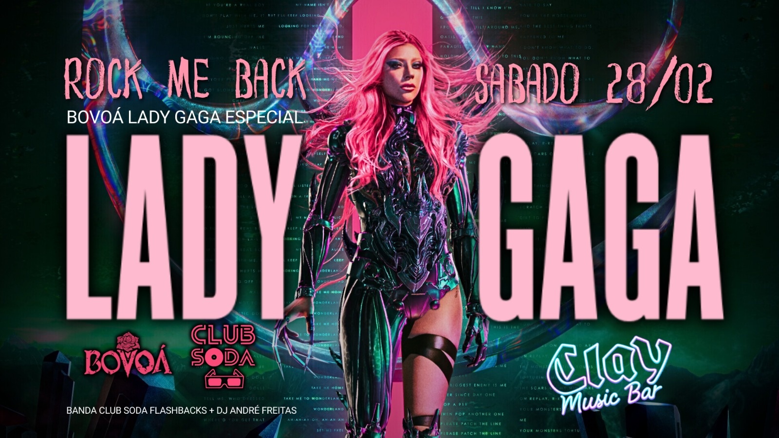 LADY GAGA tributo + CLUB SODA flashbacks 