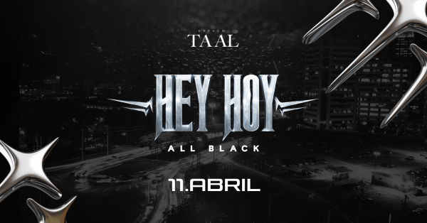Imagem do evento HEY HOY - All Black Apres: ASHIBAH