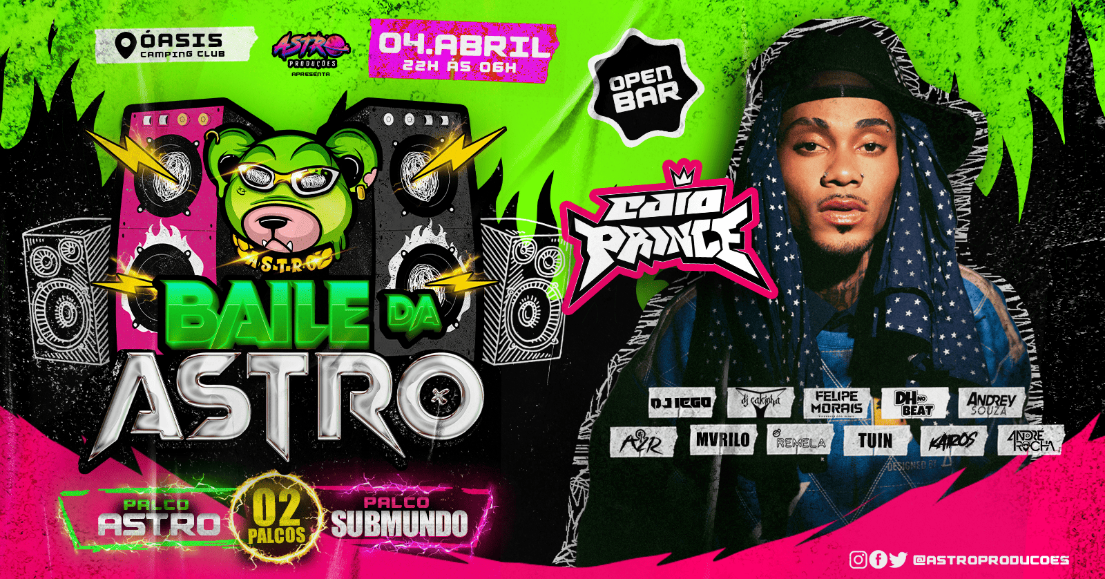 Baile da Astro | 02 Palcos | em Porto Velho