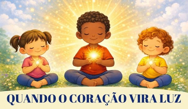 Aula para Crianças: Quando o coração vira luz