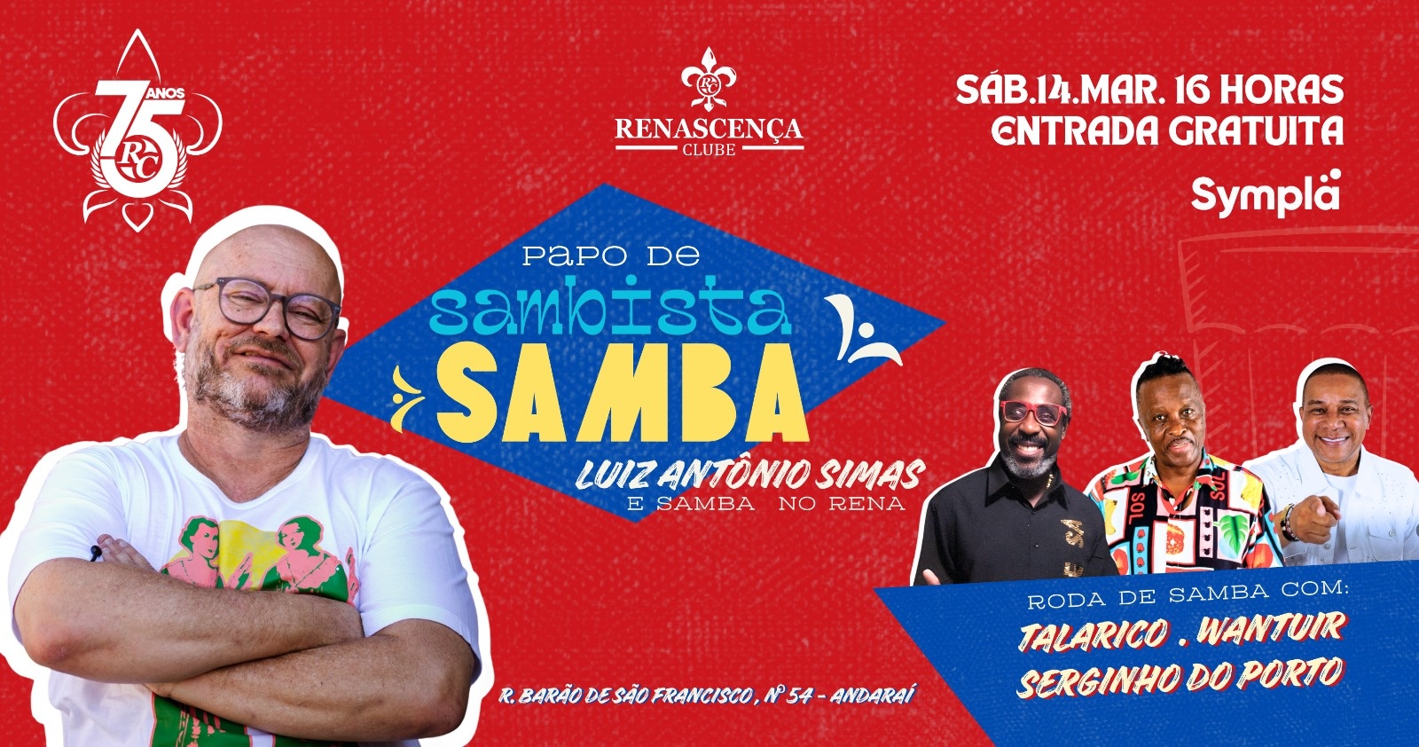 Papo de sambista é samba