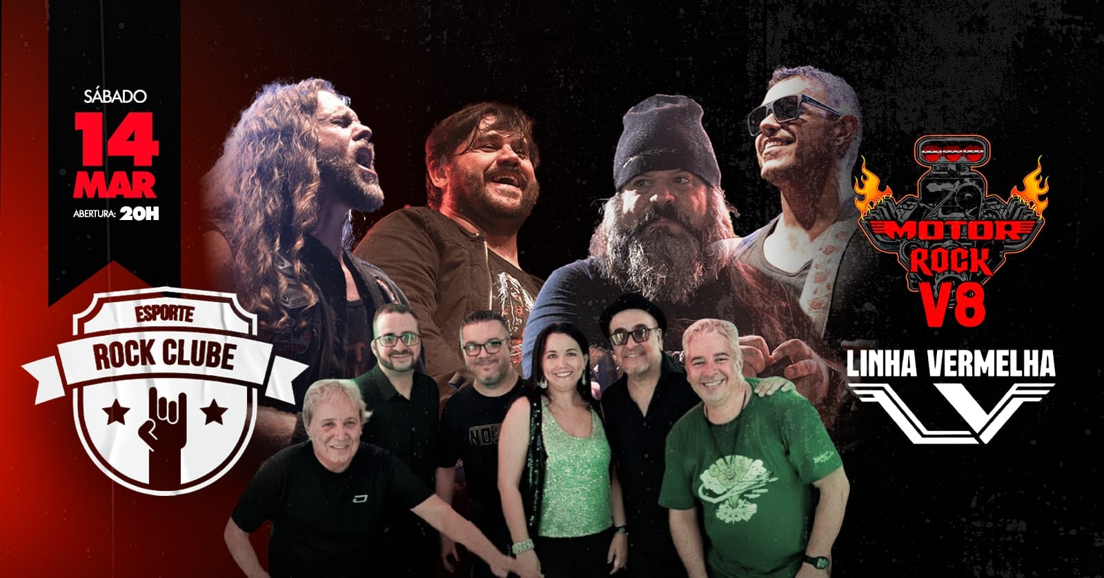 Esporte Rock Clube | 14MAR (SAB) | Esporte Clube Jardim Guanabara