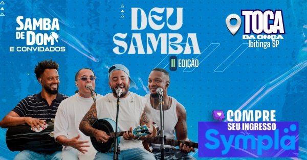Imagem do evento Deu Samba II Edição - Samba de Dom e Convidados