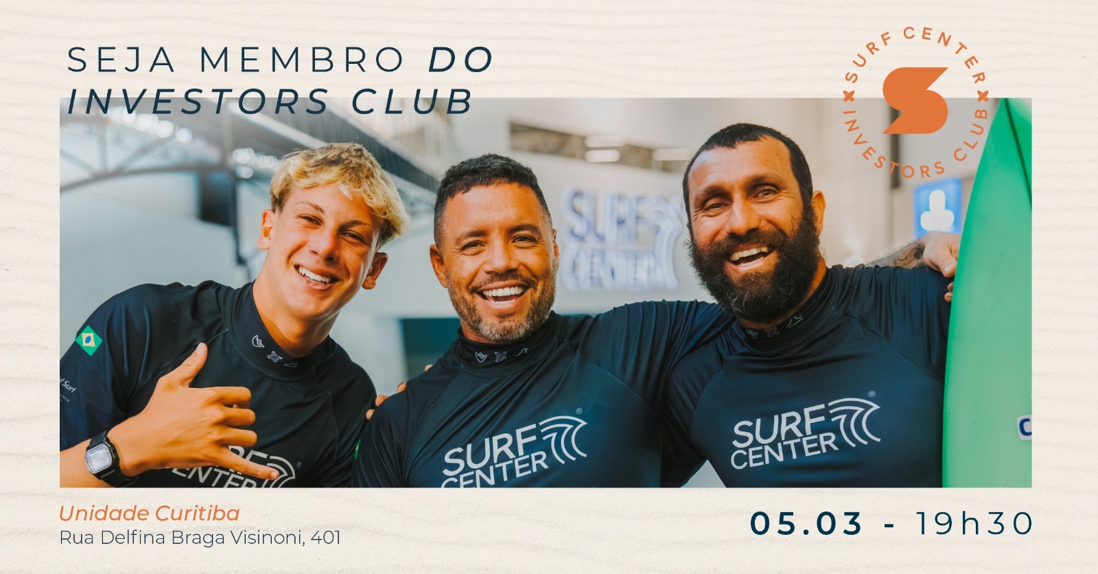 Exclusivo para investidores | Surf Center Curitiba