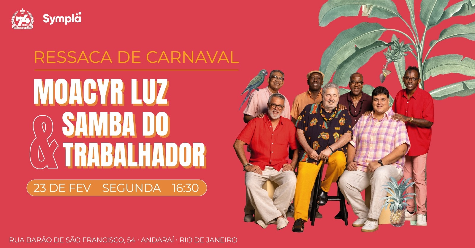 Moacyr Luz e Samba do Trabalhador 23 de fevereiro - Ressaca de Carnaval!
