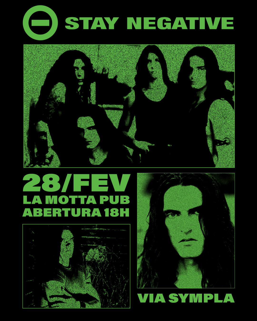 Stay Negative (type-o Negative Cover) no La Motta Pub em São João del Rei