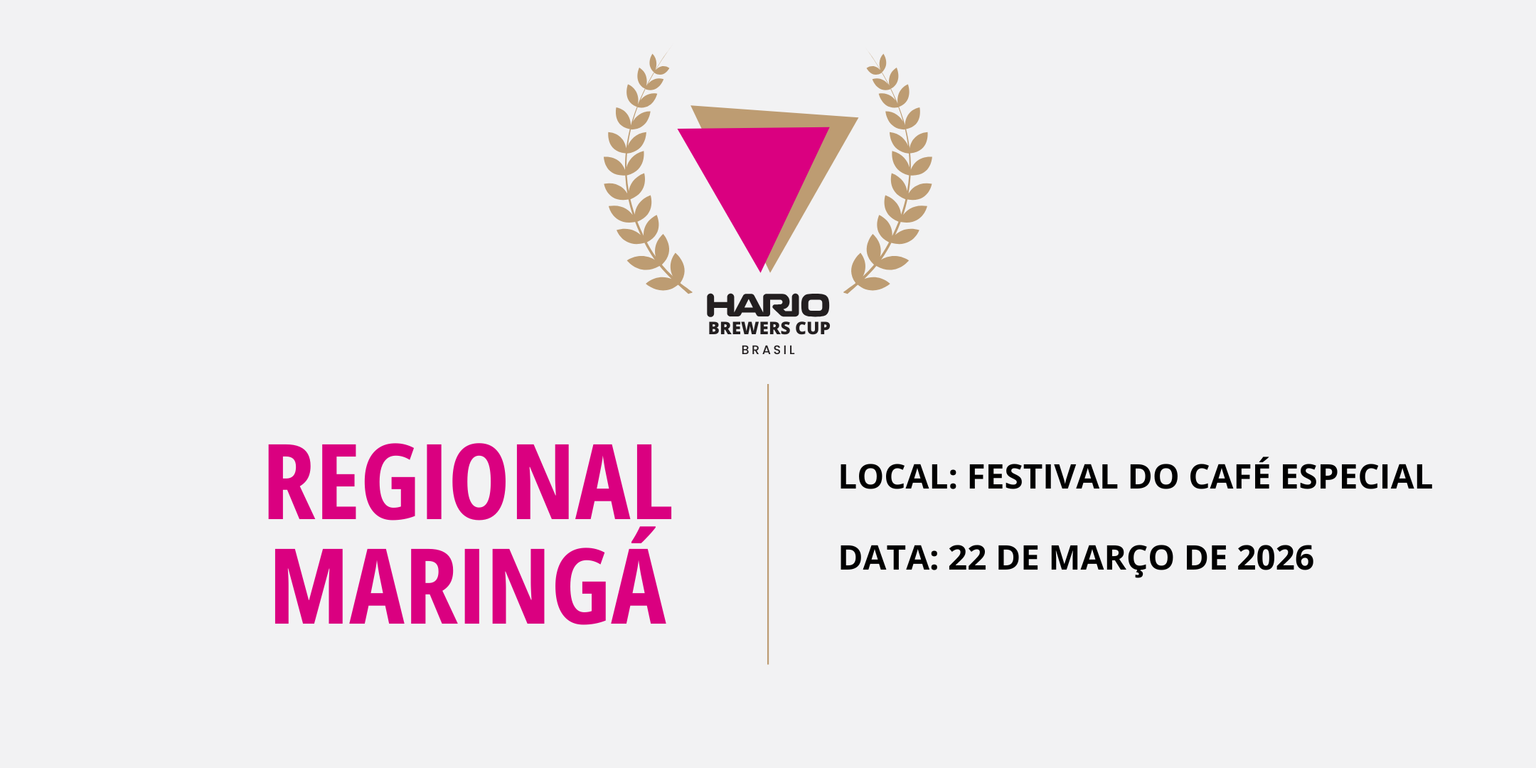 Image for the event: Copa Hario 2026: Etapa Regional Maringá