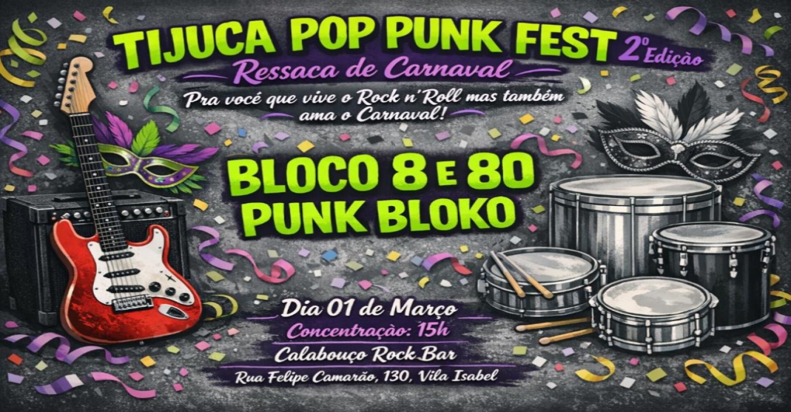 TIJUCA POP PUNK FEST 2ª EDIÇÃO