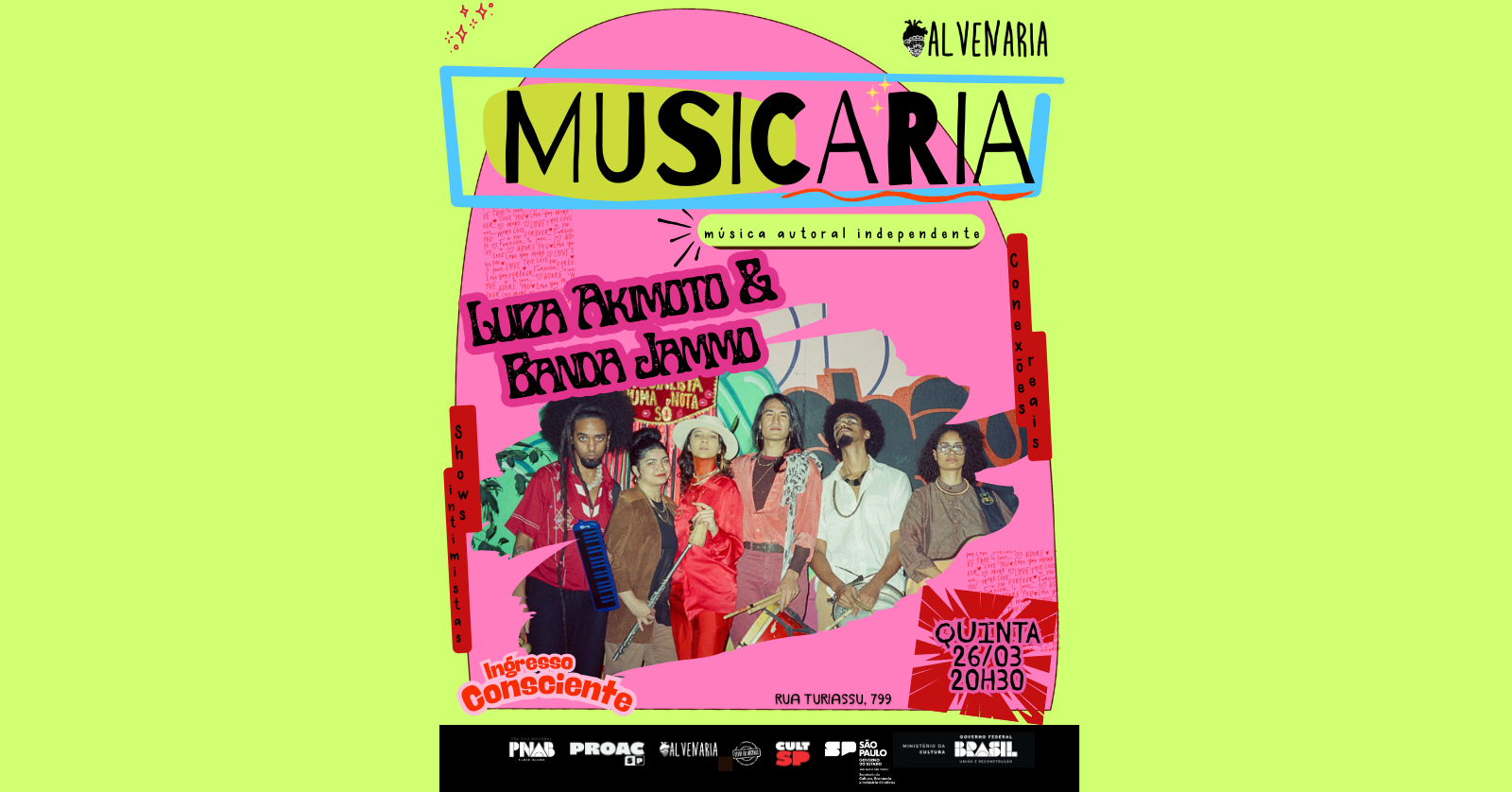 Musicaria - Luiza Akimoto & Banda Jammo em São Paulo