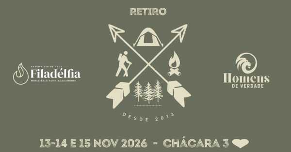 Imagem do evento Retiro de Homens Filadelfia 2026