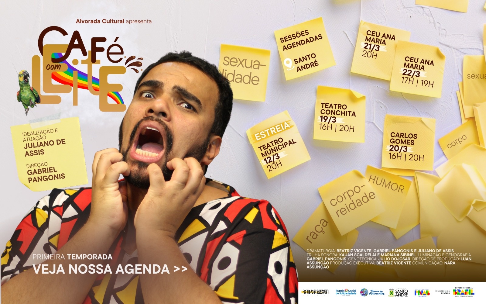 Café com Leite (Teatro Conchita de Moraes) em Santo André - Juliano de Assis