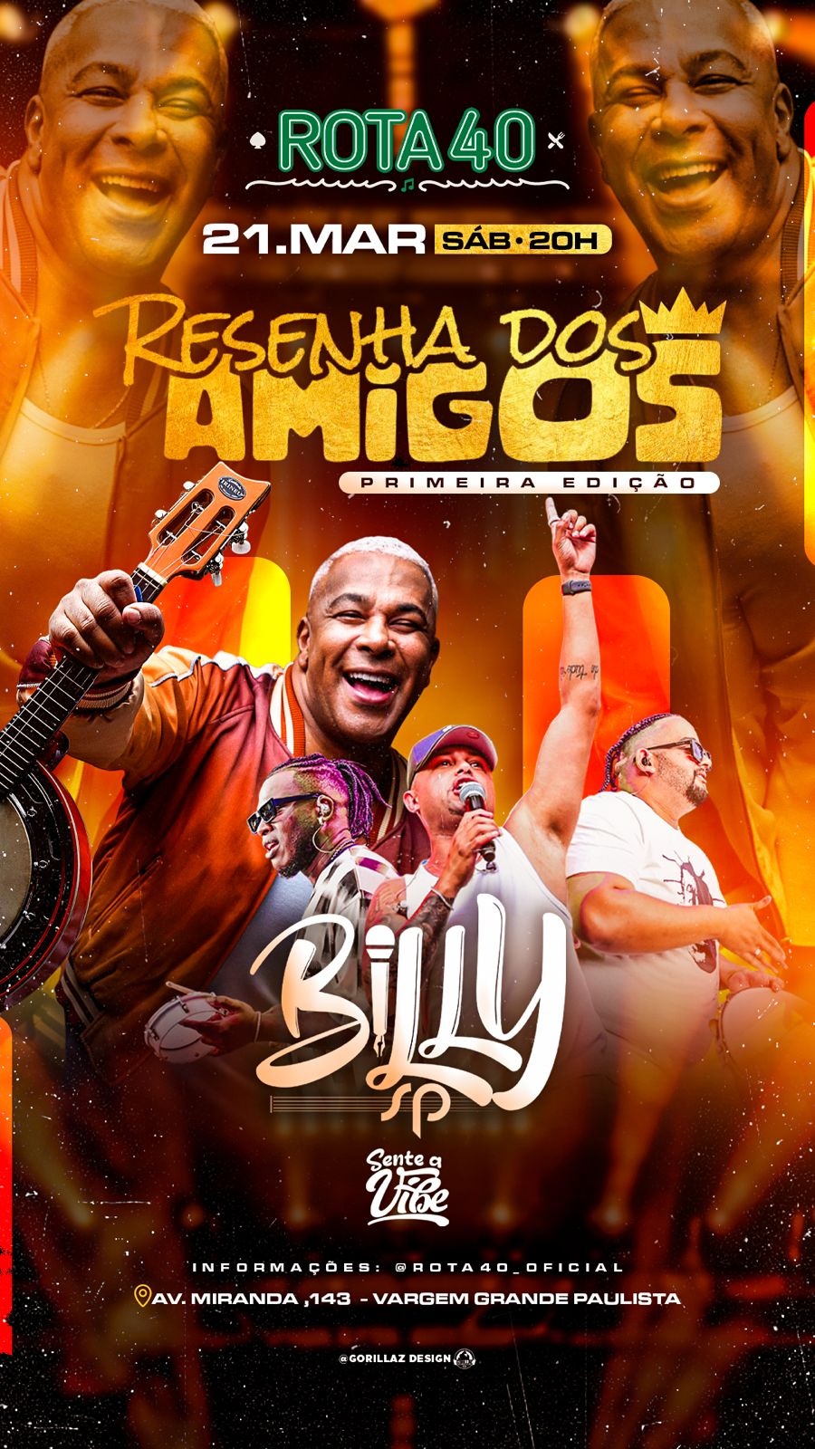 RESENHA DOS AMIGOS! - Vargem Grande Paulista, SP