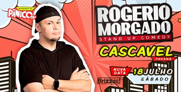 Imagem do evento Rogério Morgado - Show Solo de Stand Up Comedy