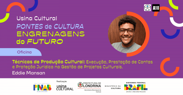 Imagem do evento Técnicas de Produção Cultural: Execução, Prest. de Contas e Prot. Jurídica na Gestão de Proj. Cult.