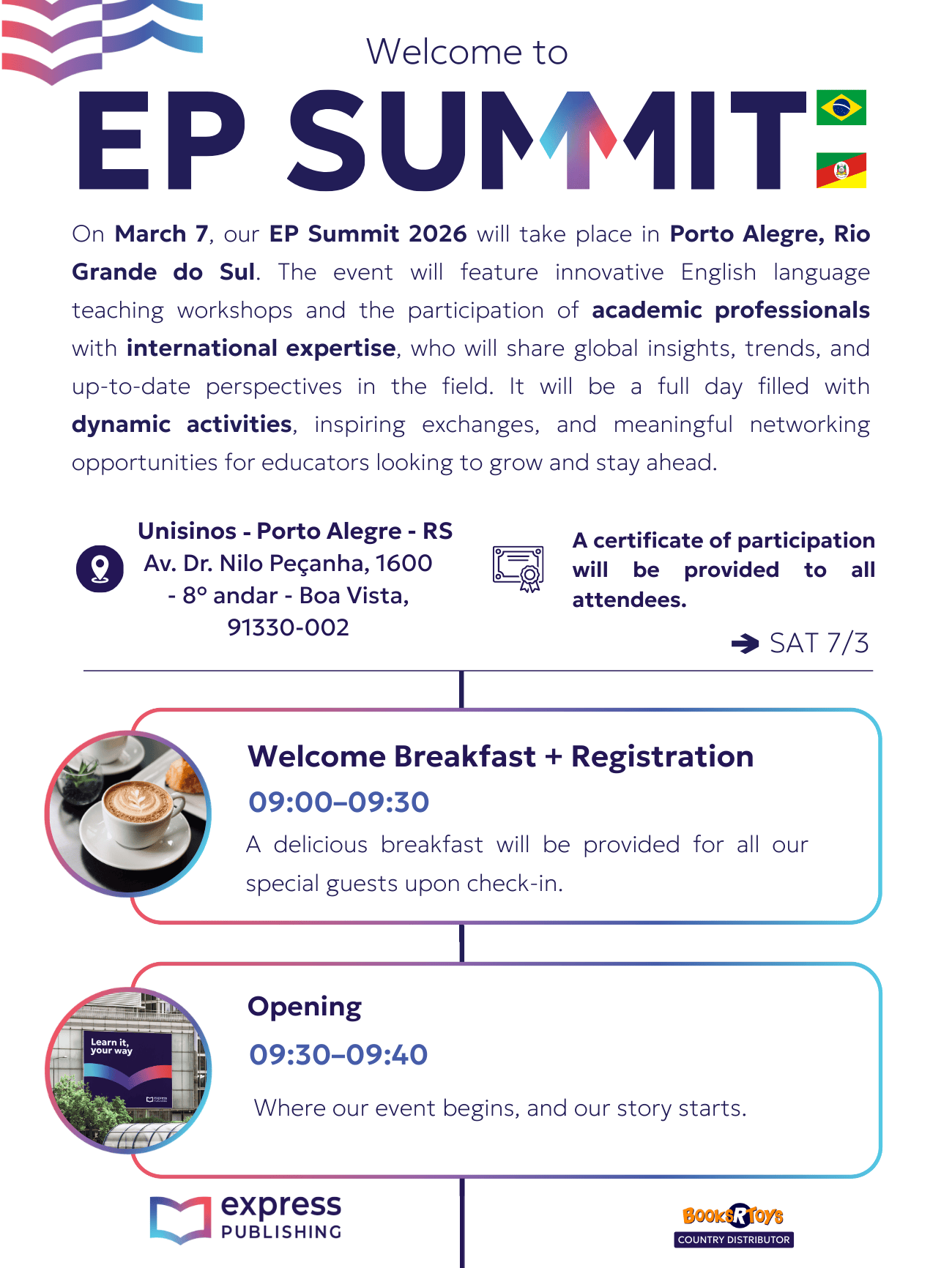 Express Publishing Summit 2026 (Porto Alegre) em Porto Alegre - Sympla