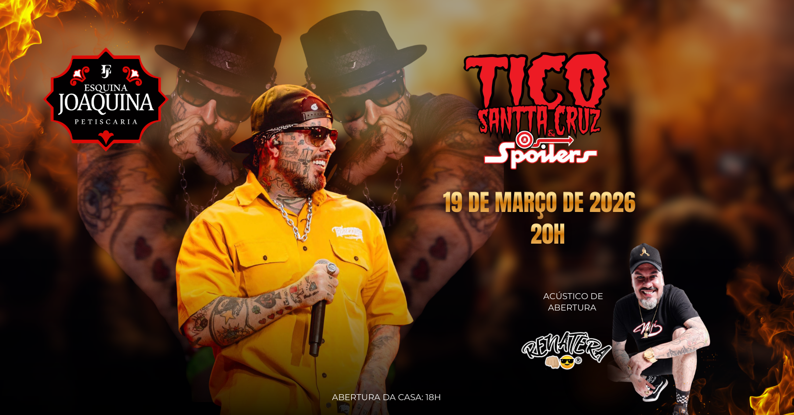 Tico Santa Cruz e os Spoilers - Mogi das Cruzes, SP