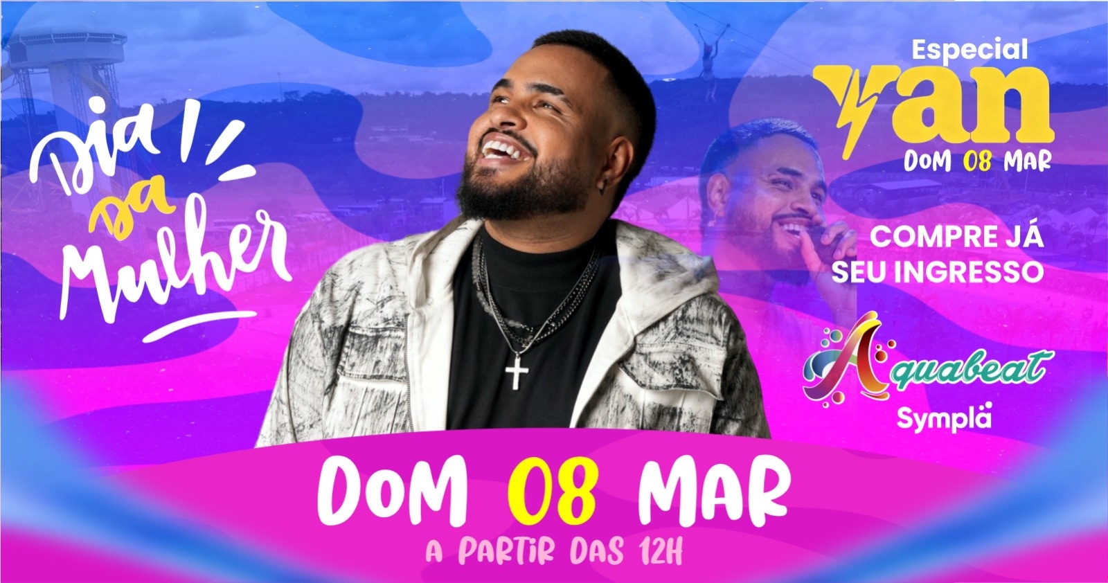 Pagode Aquabeat | Cantor Yan | Dia das Mulheres em São José da Lapa