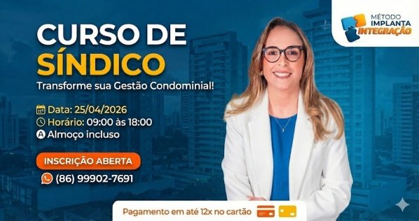 Imagem do evento CURSO DE SÍNDICO _ MÉTODO IMPLANTA