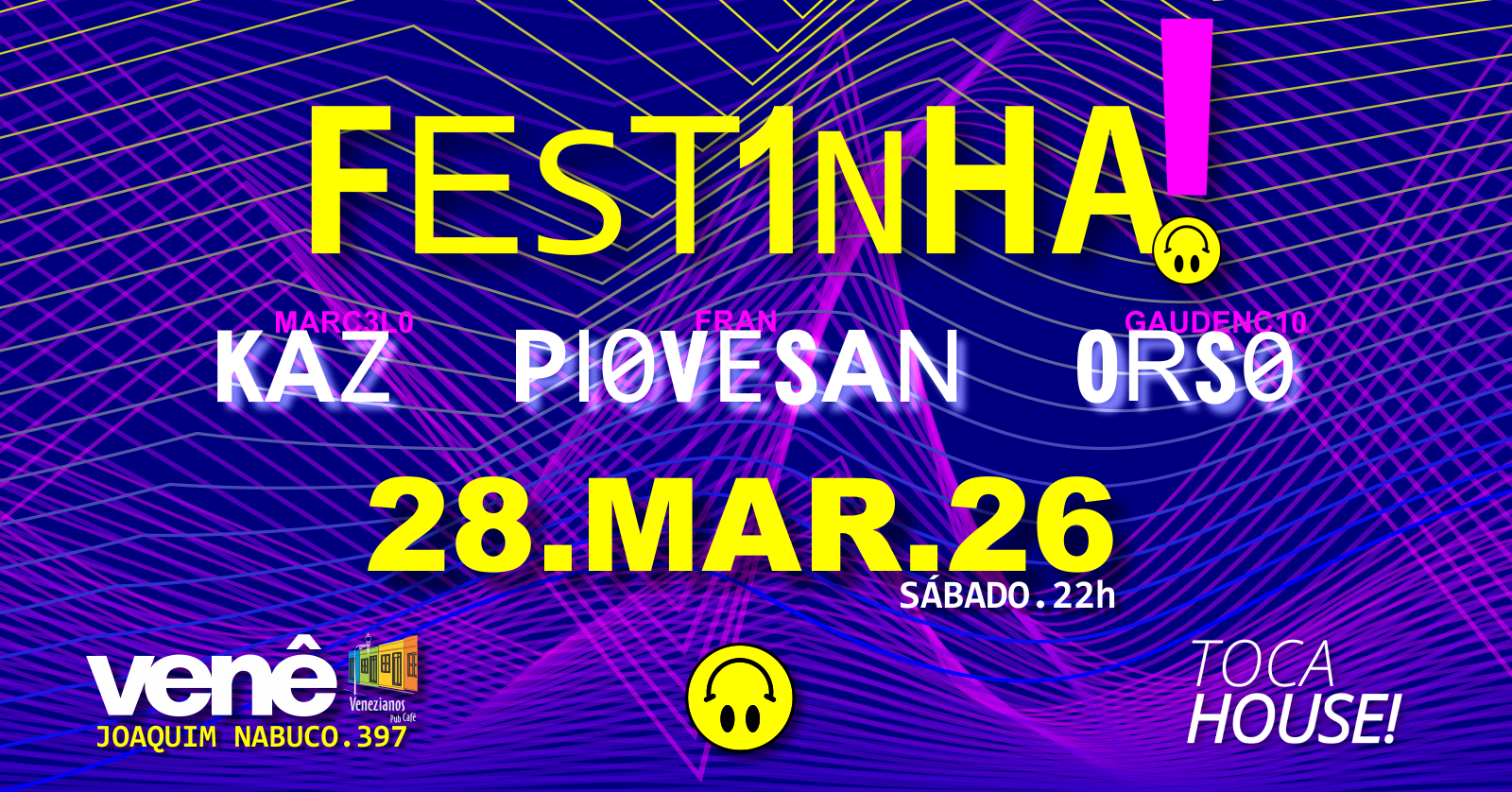 Capa do evento: FEST1NHA!