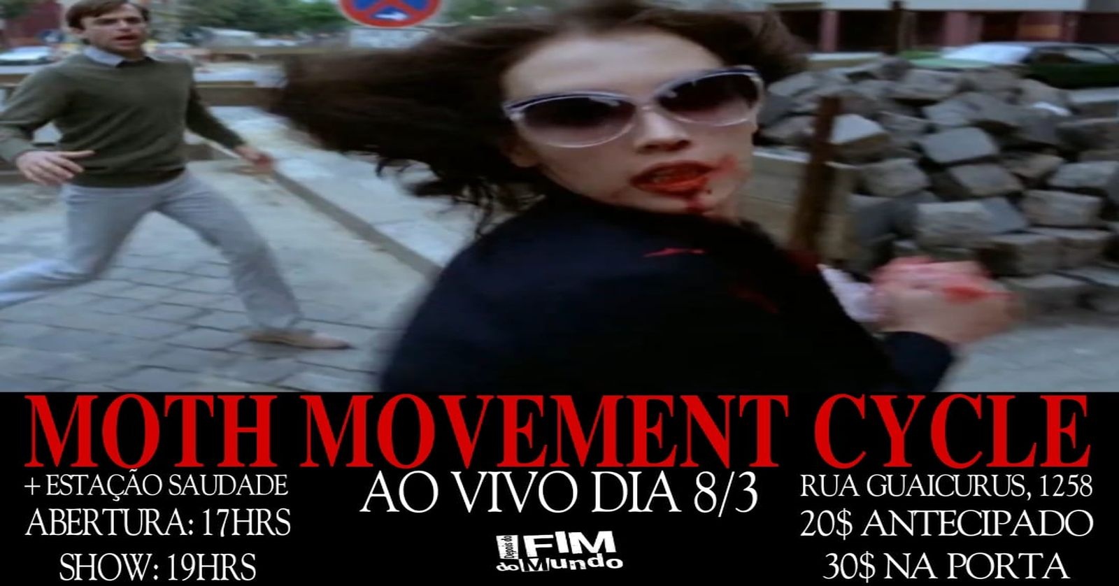 Moth Movement Cycle e Estação Saudade no Depois do Fim do Mundo em São Paulo