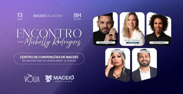 Imagem do evento Encontro com Michelly Rodrigues e Volia
