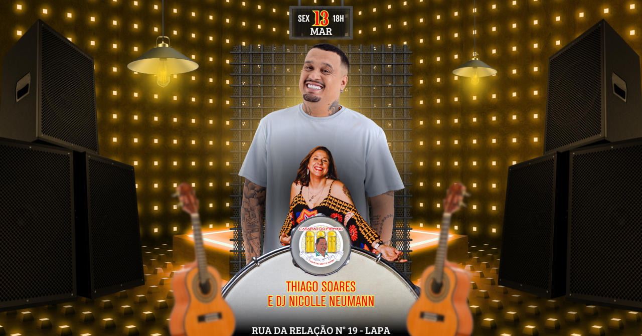 Casarão do Firmino Convida: Thiago Soares em Rio de Janeiro