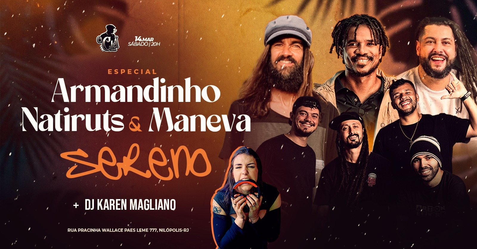 BANDA SERENO + DJ KAREN MAGLIANO - Nilópolis, RJ