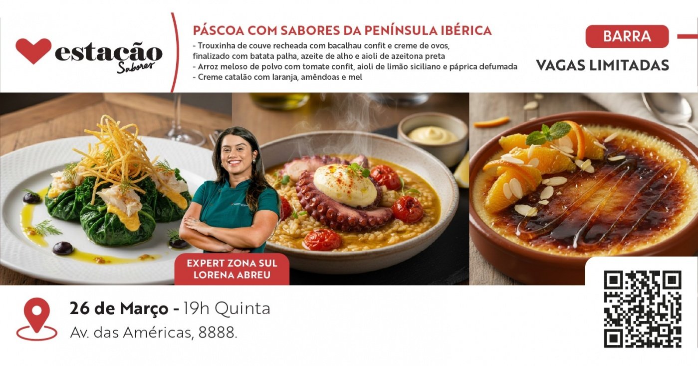 Páscoa com sabores da península ibérica