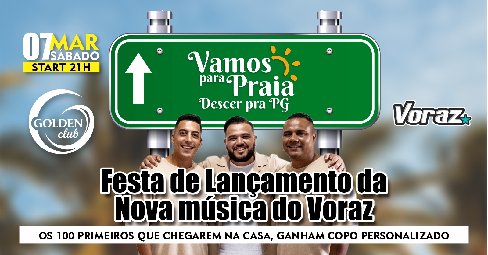 FESTA DE LANÇAMENTO DA NOVA MÚSICA DO VORAZ - VAMOS PARA PRAIA (Descer pra PG) - Guarulhos, SP
