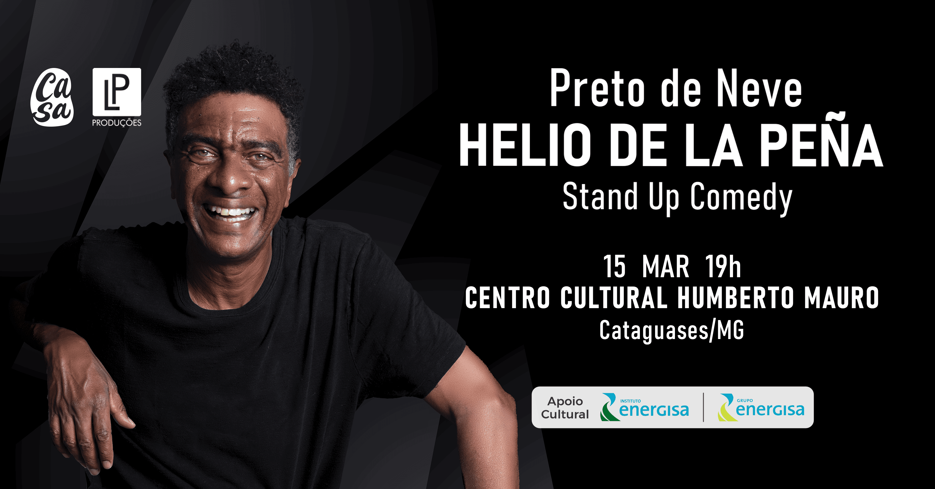 Preto de Neve - Hélio de La Peña em Cataguases