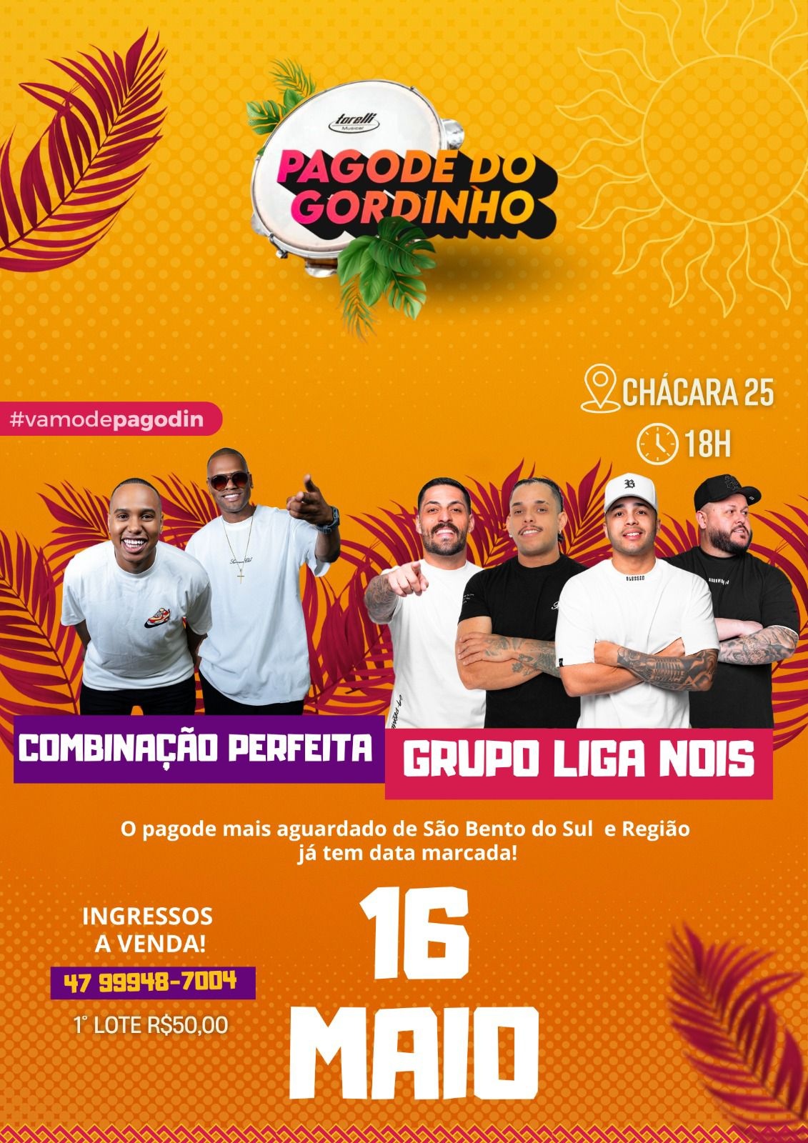 Pagode do Gordinho - 16 de Maio - São Bento do Sul, SC