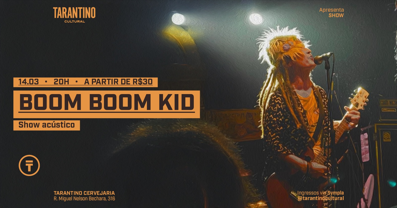 Boom Boom Kid na Tarantino Cervejaria