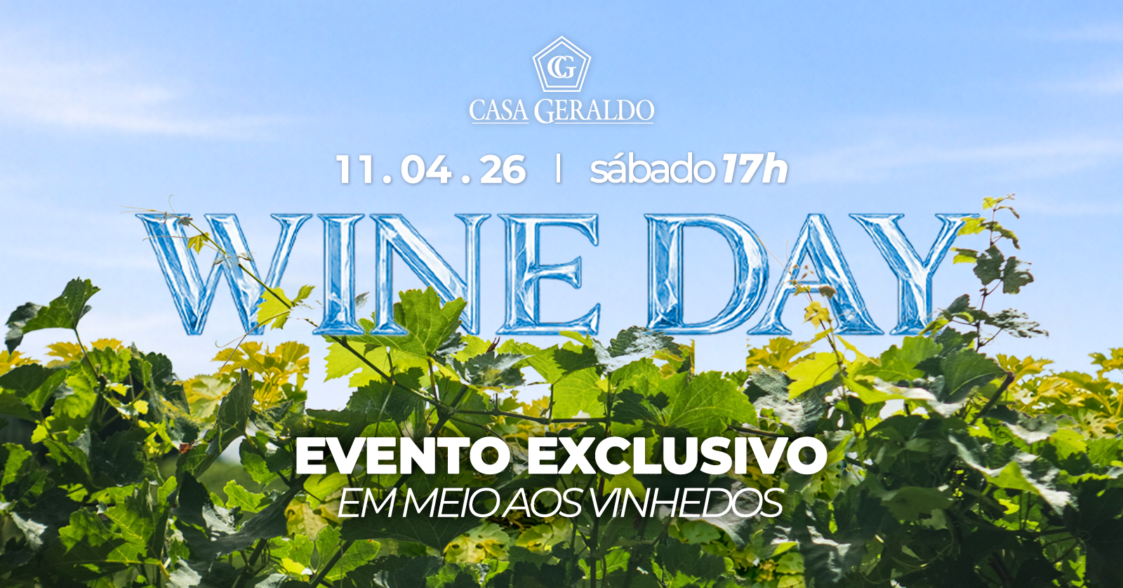 WINE DAY | 11 de Abril | Casa Geraldo - Andradas,MG - Andradas, MG