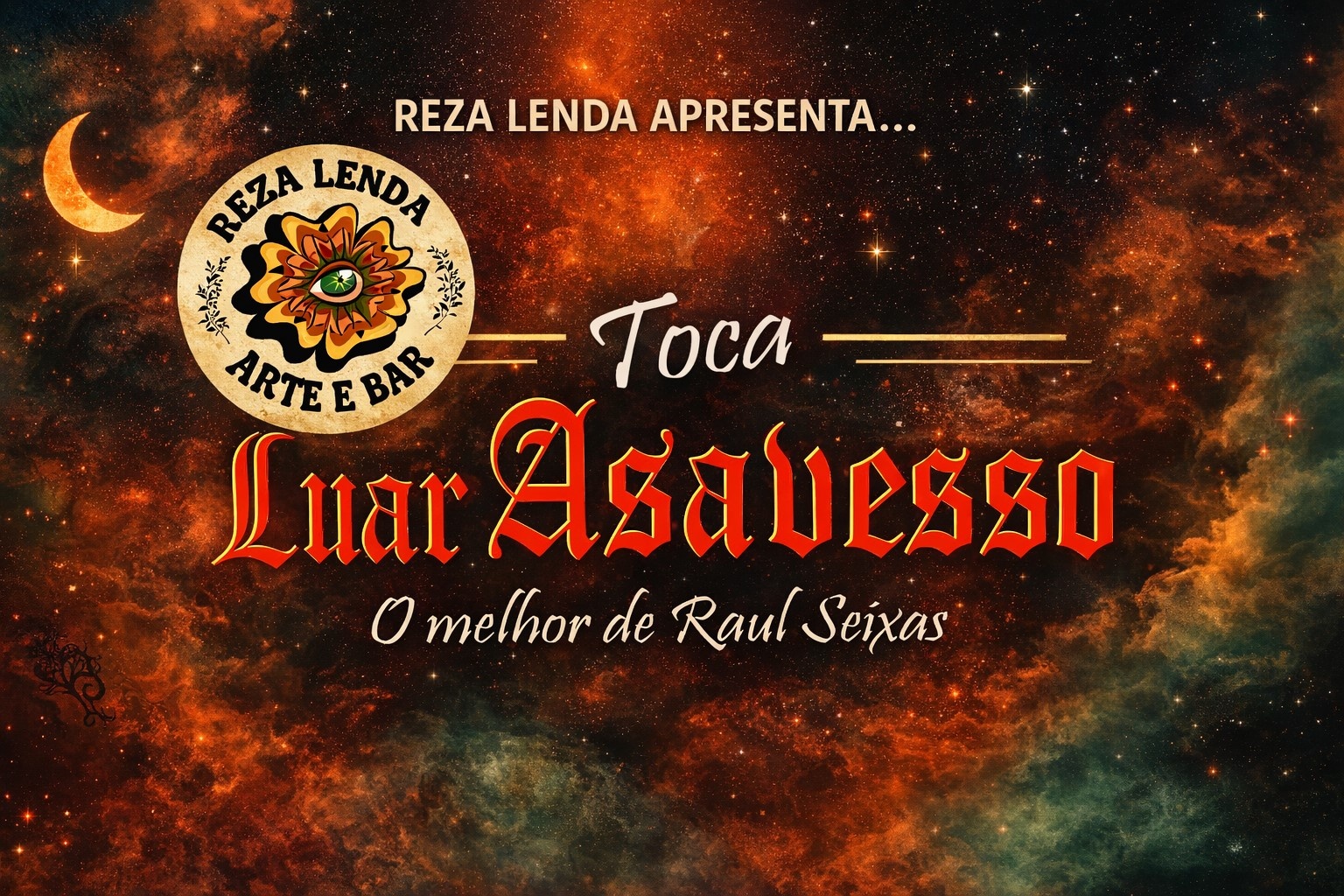 TOCA RAUL NO REZA LENDA ARTE BAR - São Paulo, SP