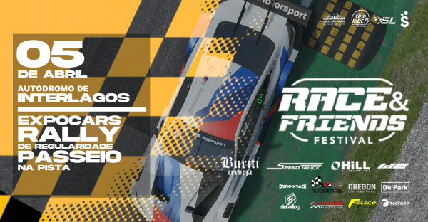 Imagem do evento 34º RACE & FRIENDS FESTIVAL AUTÓDROMO DE INTERLAGOS - PASSEIO NA PISTA - EXPOCARS - RALLY