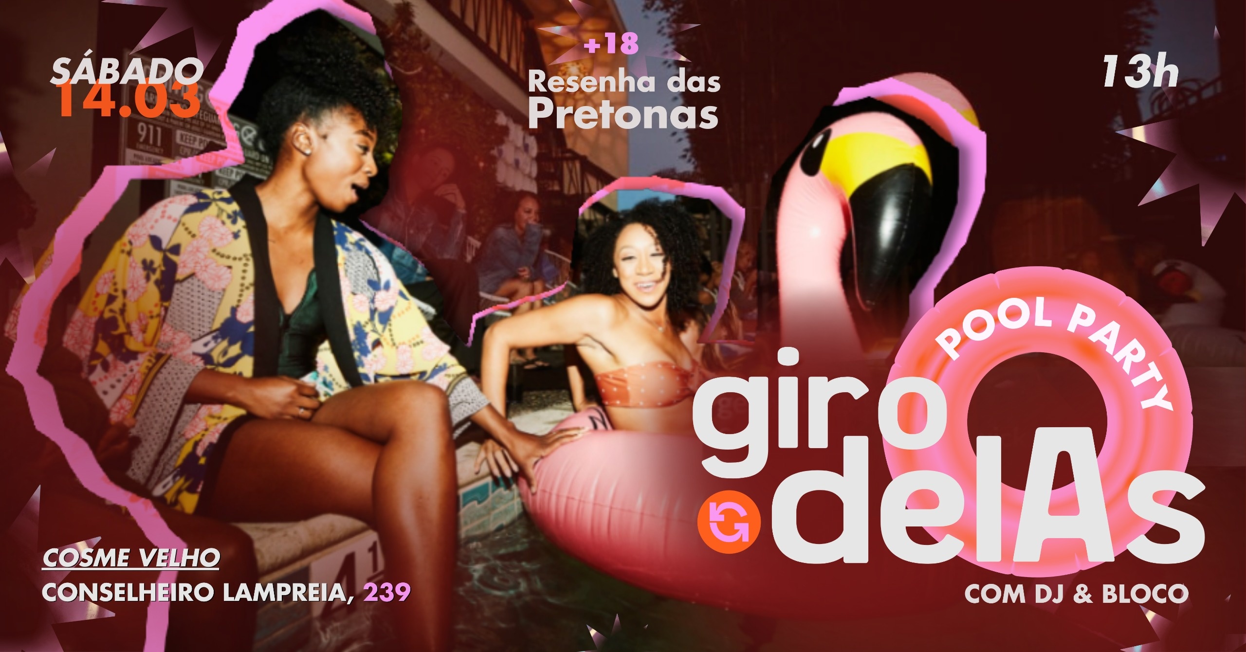 GIRO DELAS POOL PARTY  RESSACA DE CARNAVAL VAMOS NOS DESPEDIR DO VERÃO DA MELHOR FORMA - Rio de Janeiro, RJ