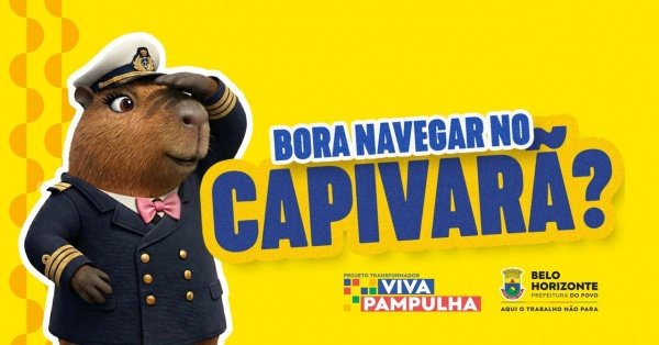 Imagem do evento 28  DE MARÇO - PASSEIO GRATUITO DE BARCO NA LAGOA DA PAMPULHA